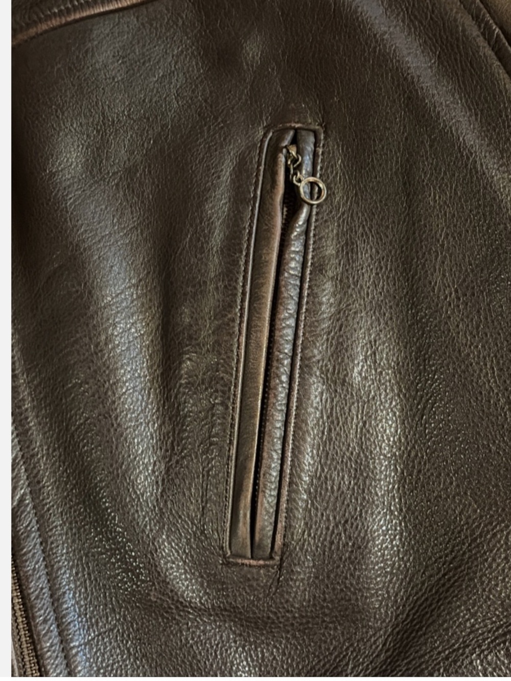 RRL Ralph Lauren  Leather Jacket Double RL VNTG 1990's USA Triple Star Shearling - Picture 3 of 16